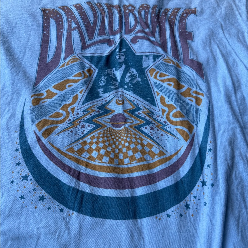 American Eagle Band Tee David Bowie Size XS/S - Picture 4 of 5